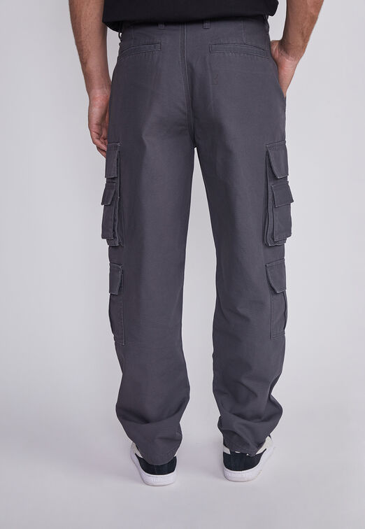 Pantalon Hombre Multicargo Azul Sioux